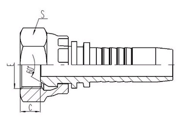 METRIC FEMALE 60°CONE SEAL (20611)